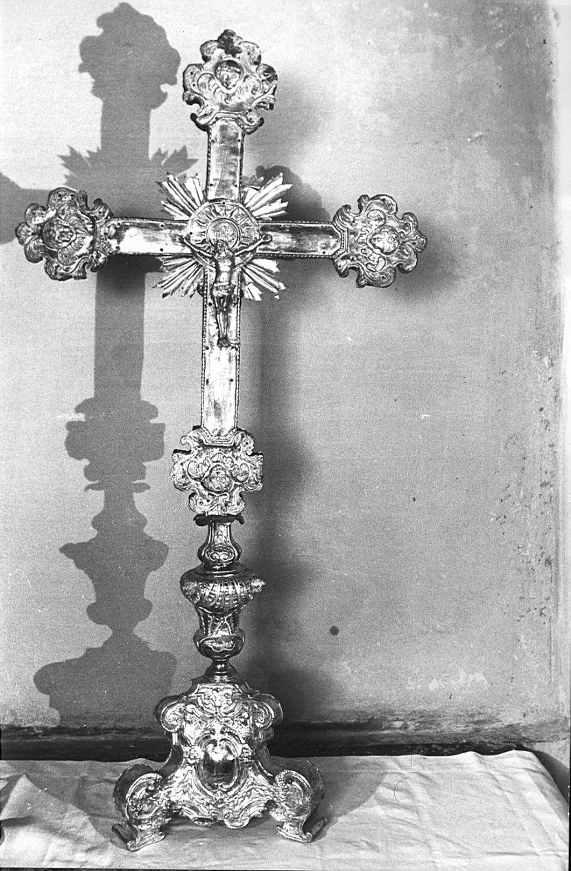 croce, opera isolata - bottega lombarda (sec. XVIII)