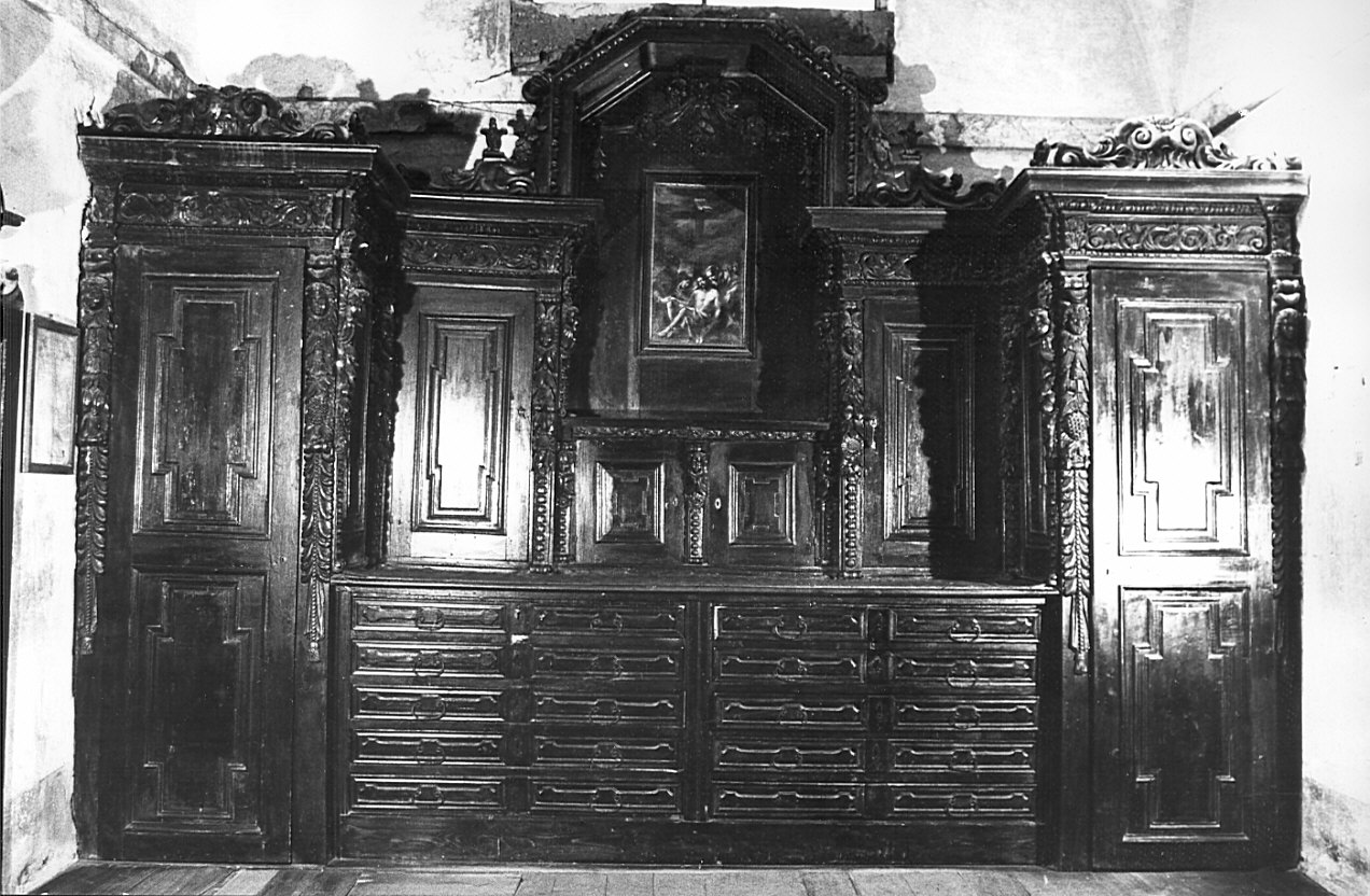 San Rocco (armadio da sacrestia, opera isolata) - bottega lombarda (inizio sec. XVII)