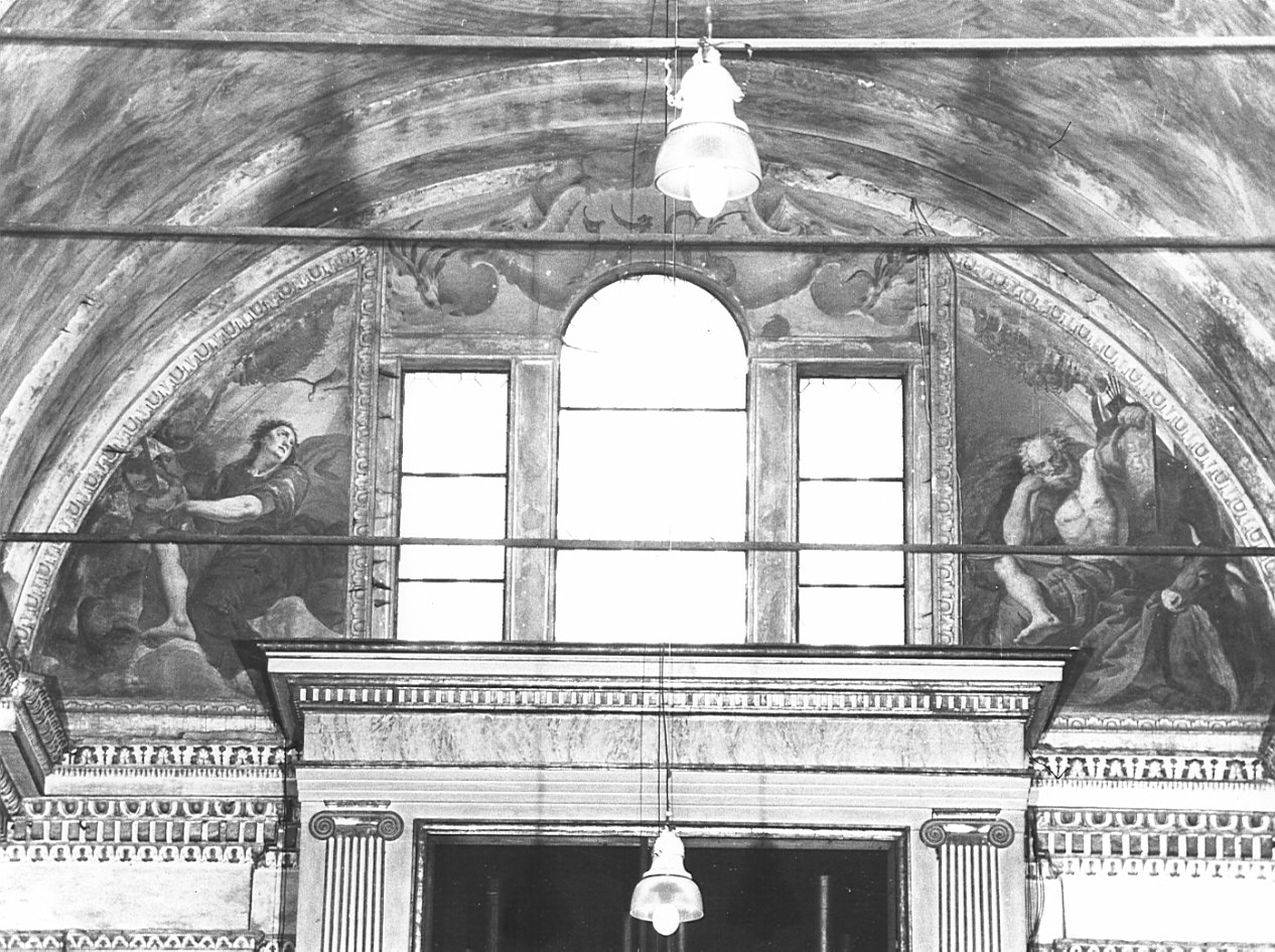 San Luca/ San Giovanni (decorazione pittorica, opera isolata) - ambito lombardo (sec. XVII, sec. XVIII)