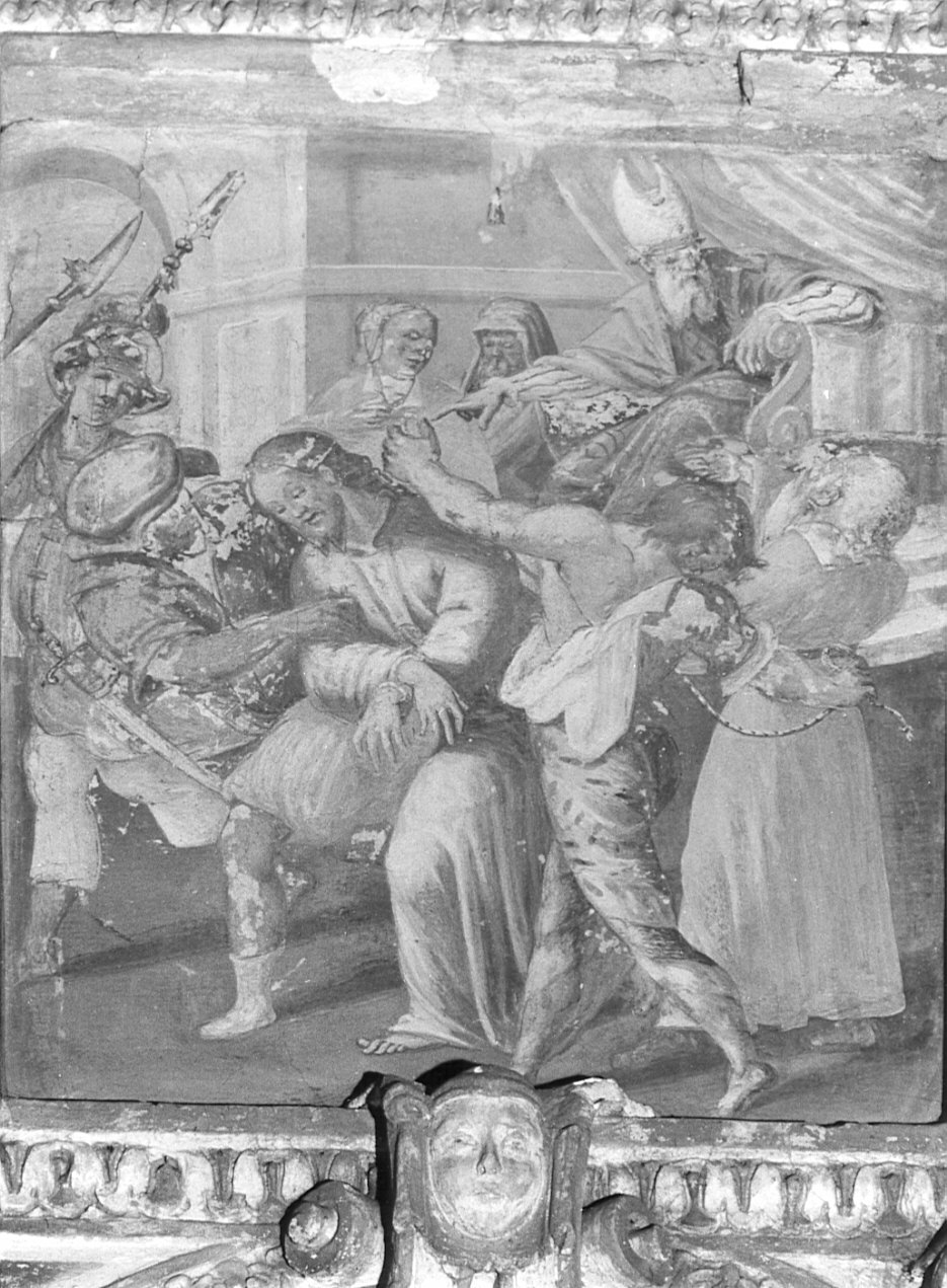 Cristo deriso (dipinto, elemento d'insieme) - ambito lombardo (secc. XVI/ XVII)