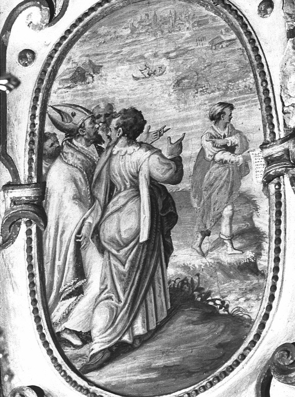 vescovo (dipinto, elemento d'insieme) - ambito lombardo (fine sec. XVI)