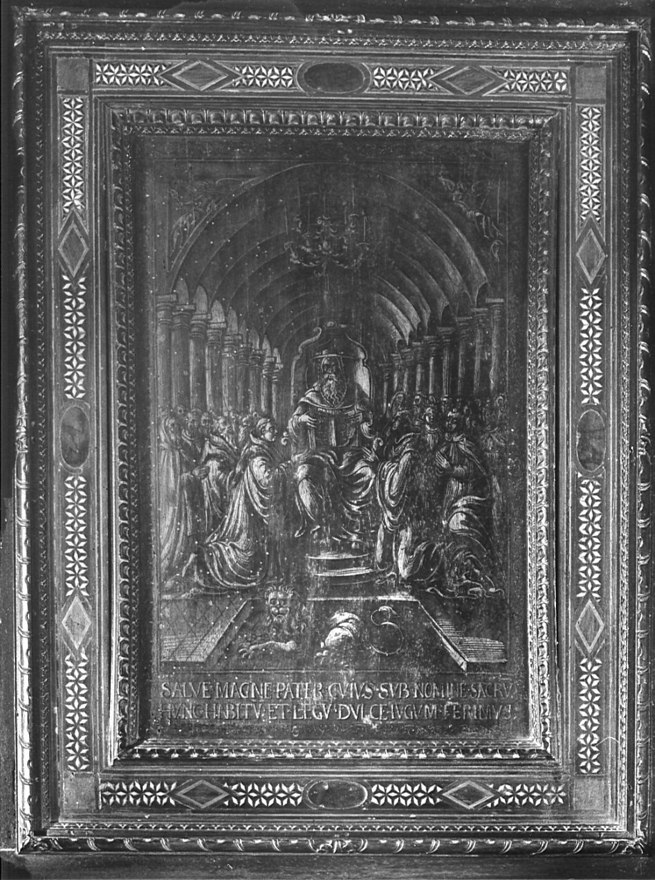 San Girolamo (dossale, elemento d'insieme) - ambito lombardo (secc. XVI/ XVII)