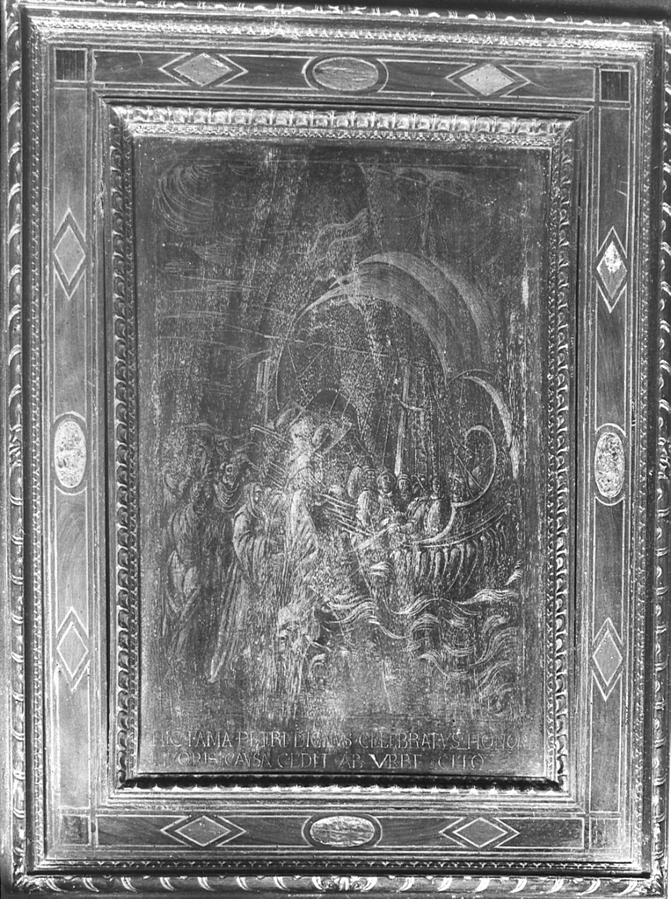 San Girolamo (dossale, elemento d'insieme) - ambito lombardo (secc. XVI/ XVII)