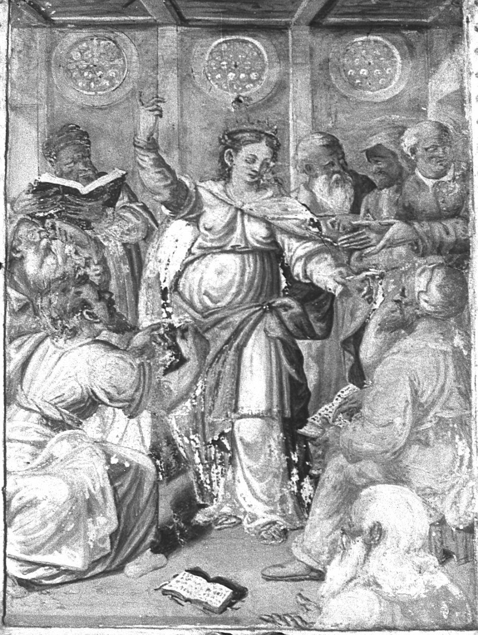 Santa Caterina d'Alessandria (dipinto, elemento d'insieme) - ambito lombardo (sec. XVII)