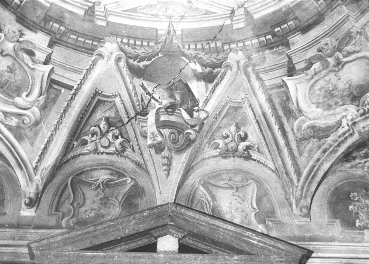 architettura illusionistica (dipinto, opera isolata) - ambito lombardo (sec. XVIII)