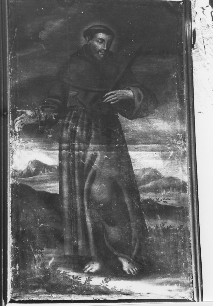 San Francesco d'Assisi (dipinto, opera isolata) - ambito lombardo (secc. XVII/ XVIII)