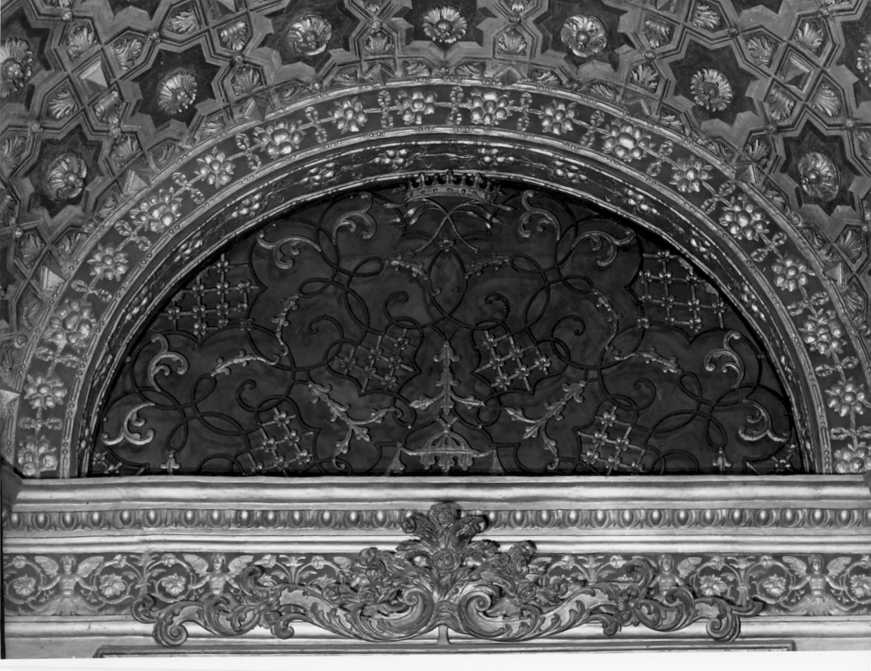 inferriata - bottega italiana (sec. XVIII)