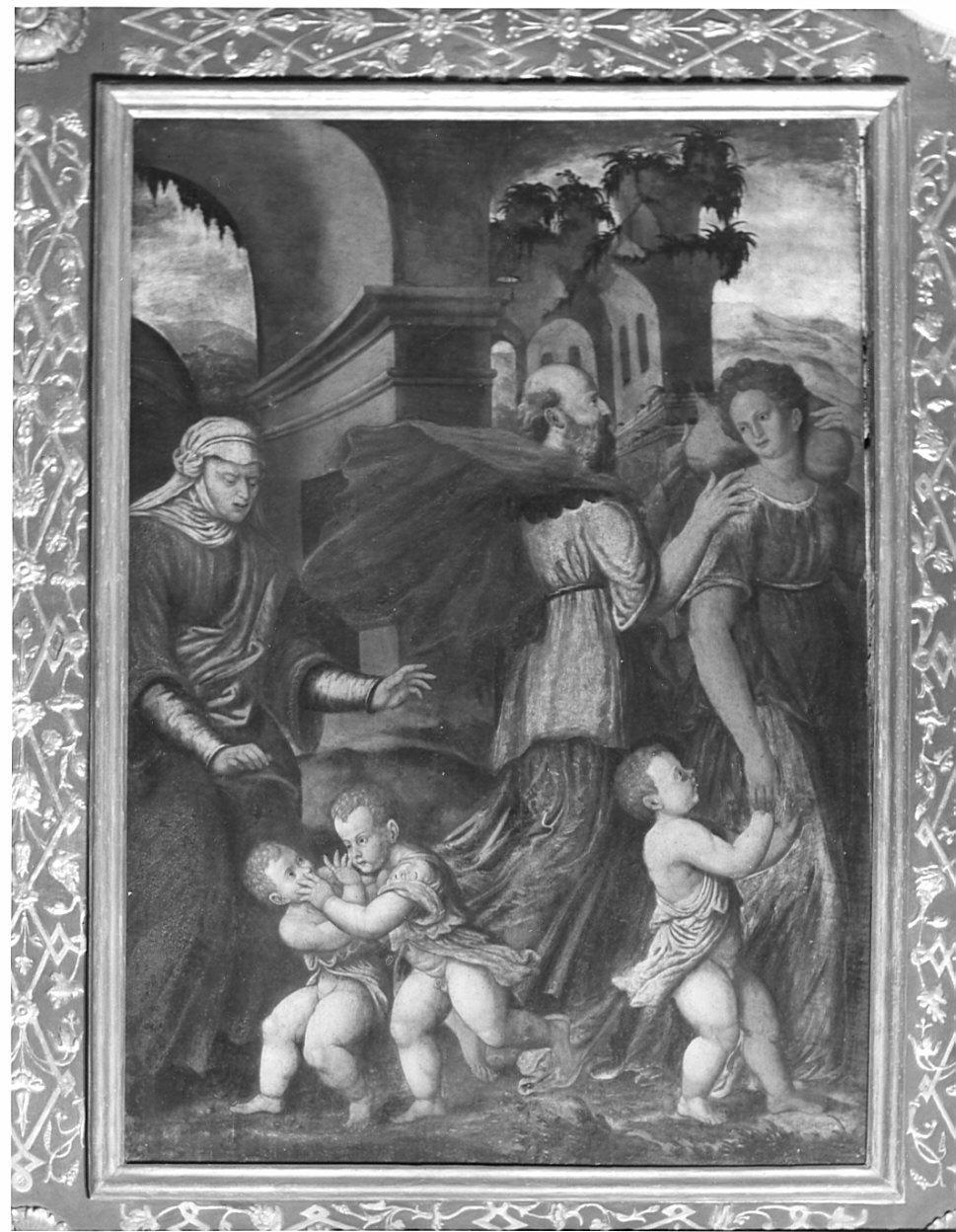 Abramo e Agar (dipinto) di Piazza Fulvio (sec. XVI)