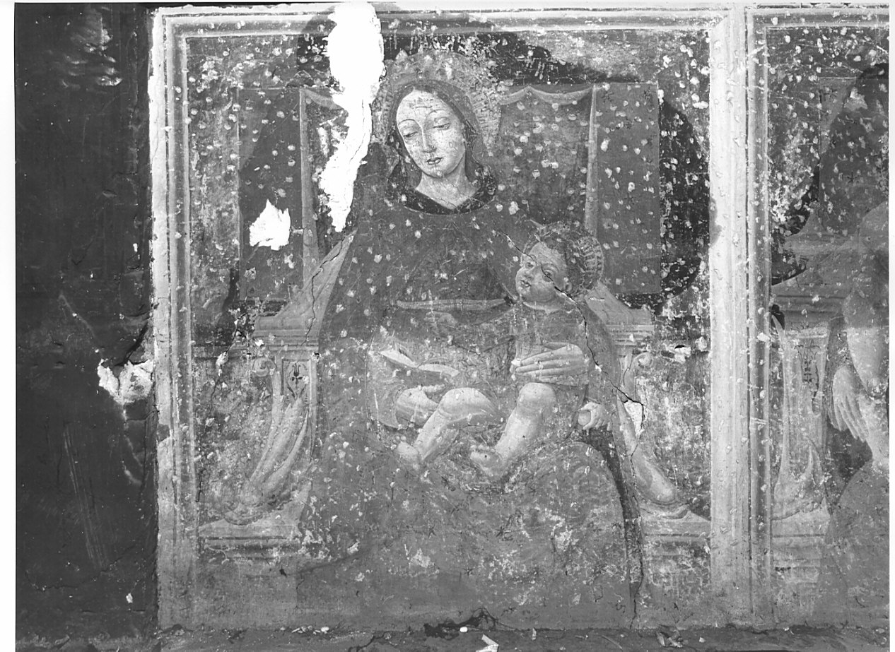 Madonna con Bambino (dipinto) di Della Chiesa Giovanni (attribuito), Della Chiesa Matteo (attribuito) (fine sec. XV)