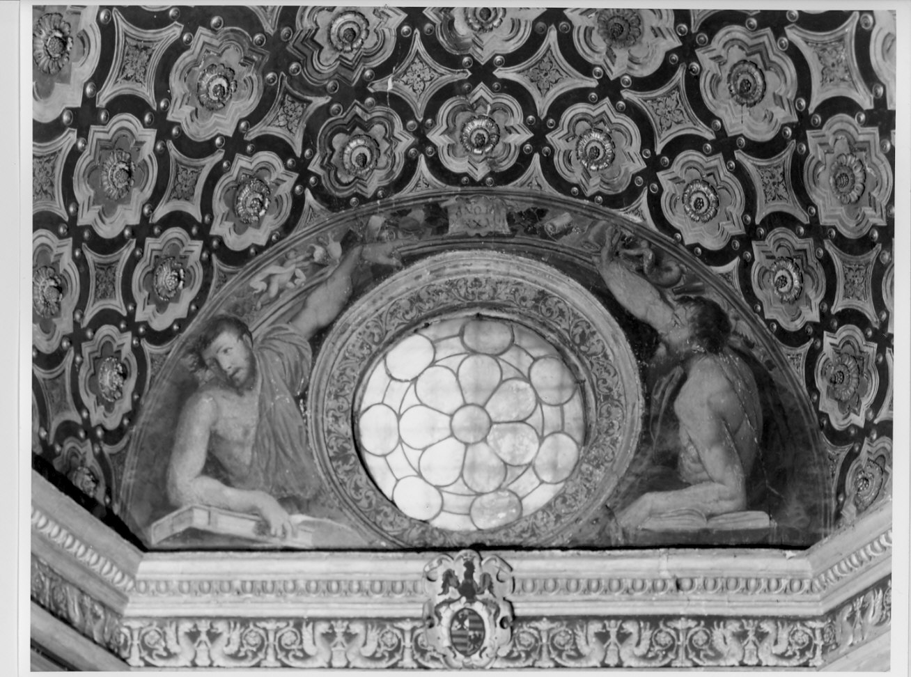 evangelisti (dipinto) di Piazza Callisto, Piazza Cesare, Piazza Scipione (sec. XVI)