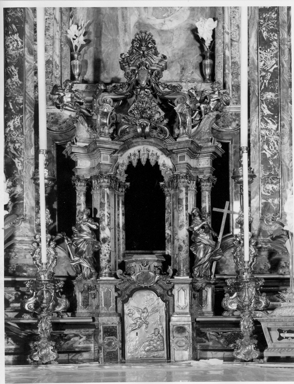 ciborio - bottega italiana (sec. XVIII)