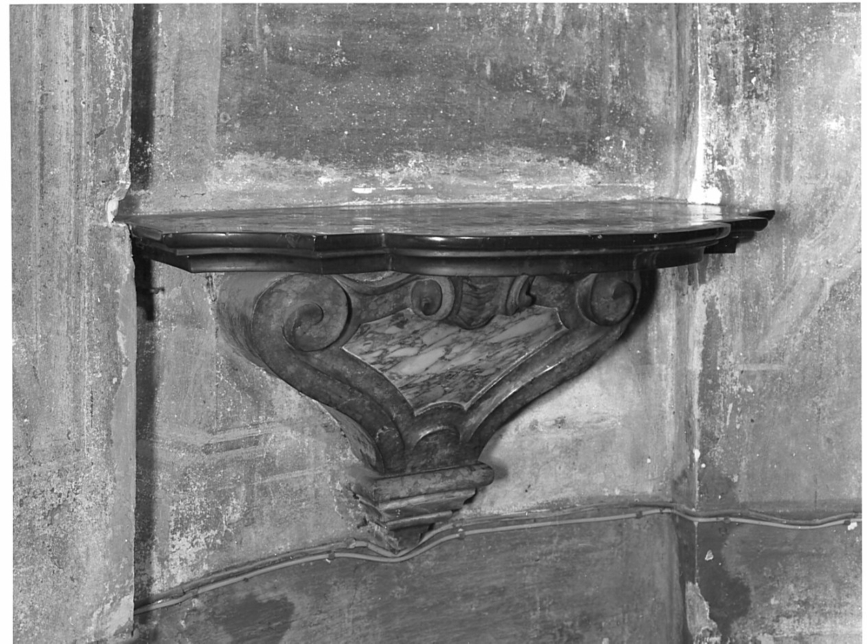 mensola - bottega italiana (sec. XVIII)