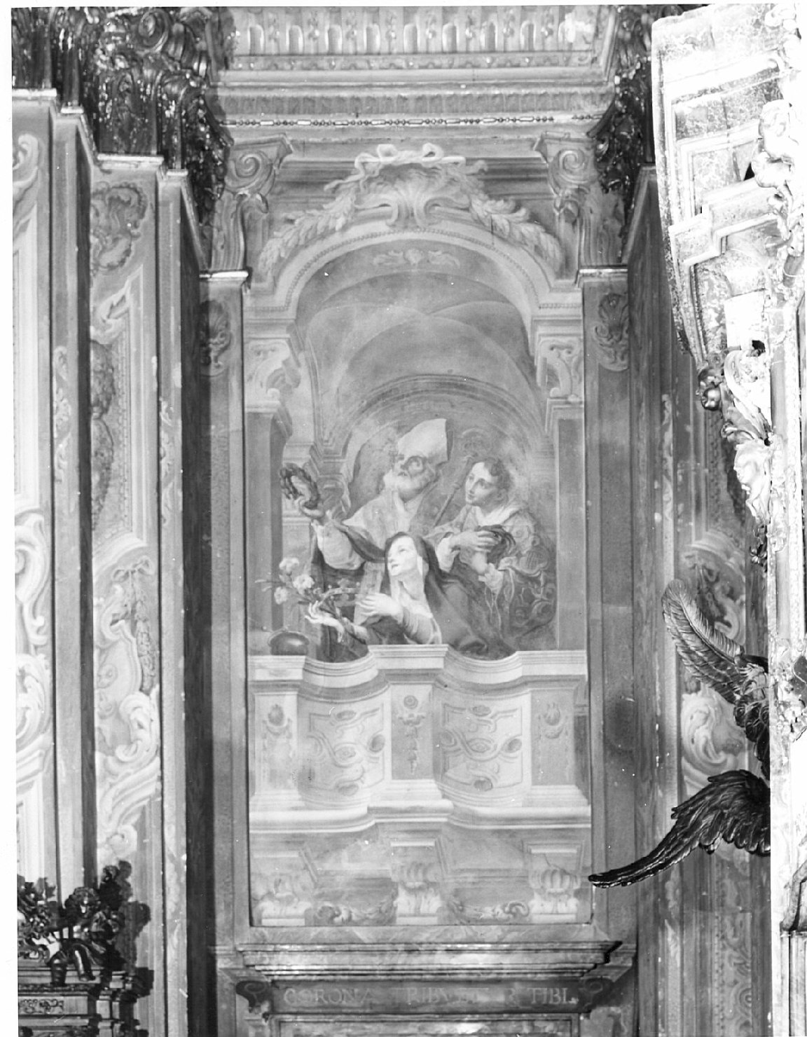 Santi (dipinto) di Legnani Stefano Maria detto Legnanino (attribuito) (sec. XVII)