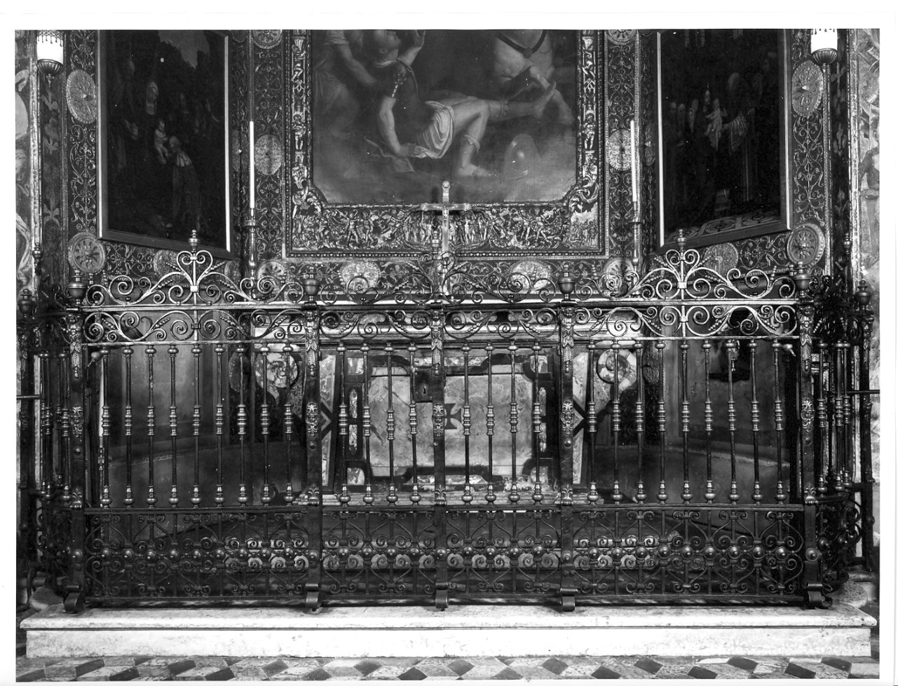 cancellata di cappella - bottega lombarda (sec. XVII)