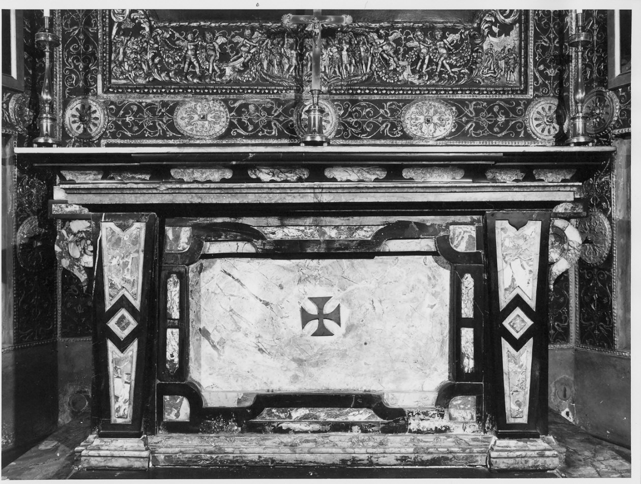 mensa d'altare - bottega lombarda (sec. XVIII)