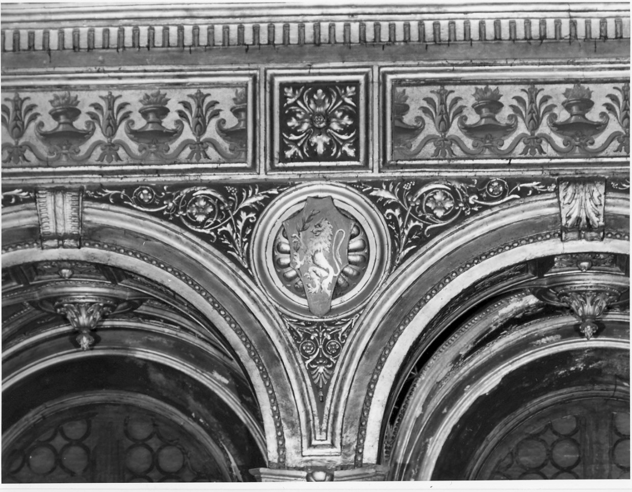 stemma degli Sforza di Codignola (rilievo) - bottega italiana (sec. XIX)