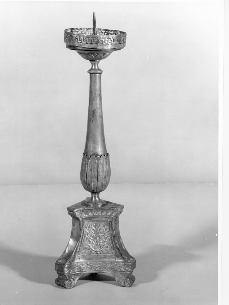 candeliere - bottega lombarda (secc. XVIII/ XIX)