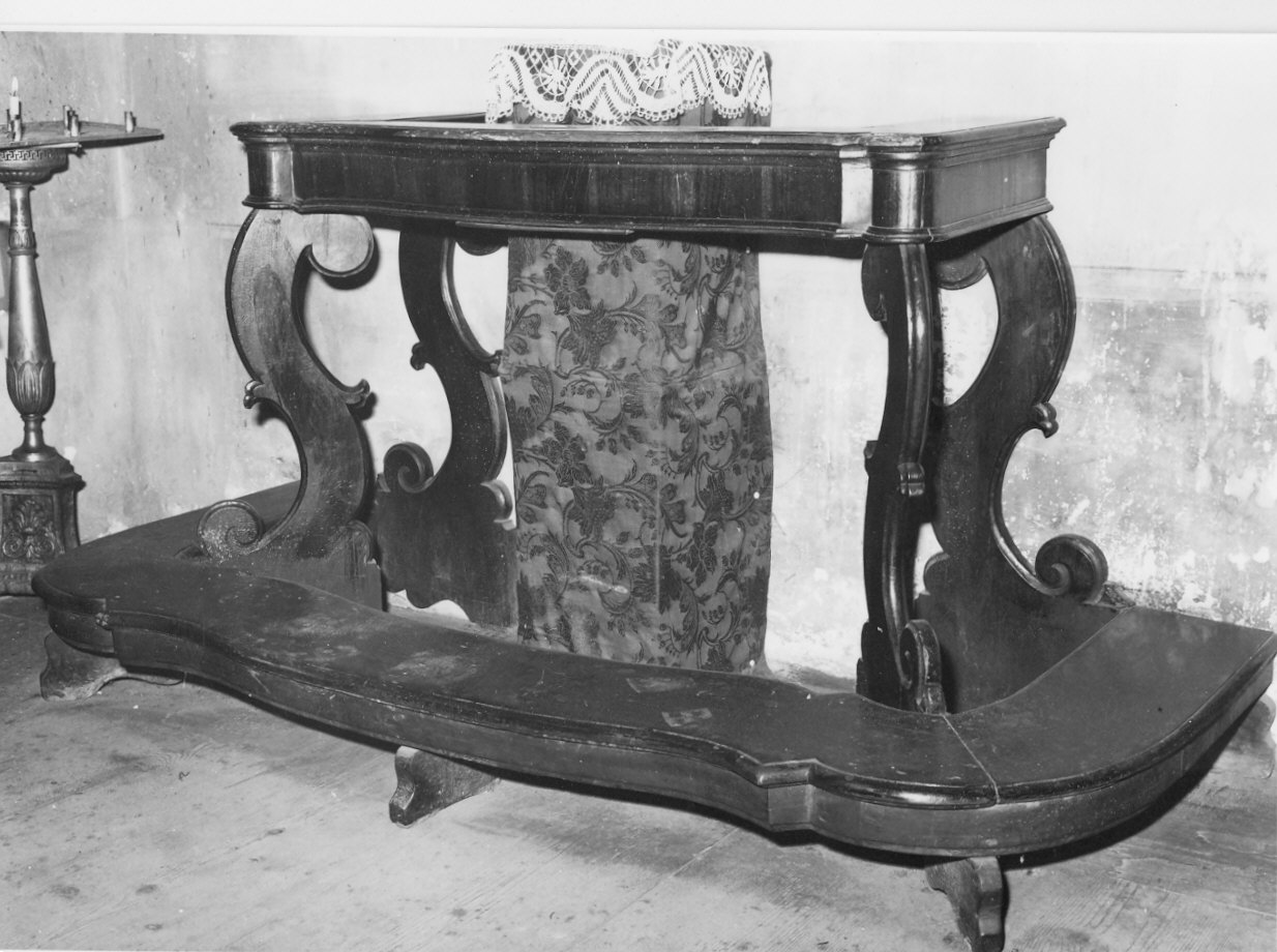 inginocchiatoio, opera isolata - bottega italiana (sec. XVIII)