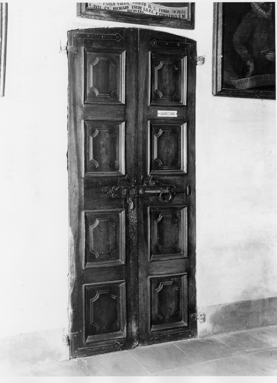 porta - a due battenti - bottega lombarda (sec. XVIII)
