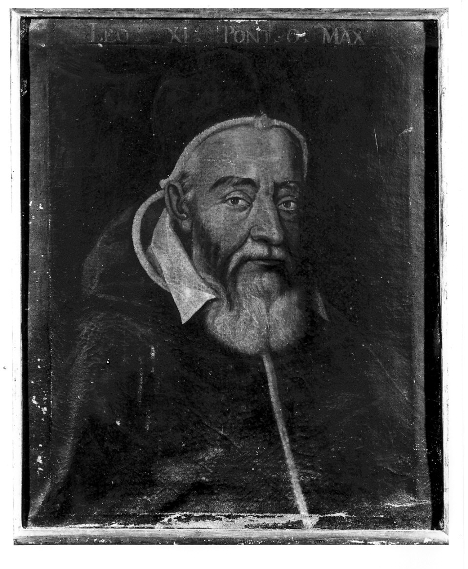 ritratto di papa Leone XI (dipinto, opera isolata) - ambito lombardo (sec. XVII)