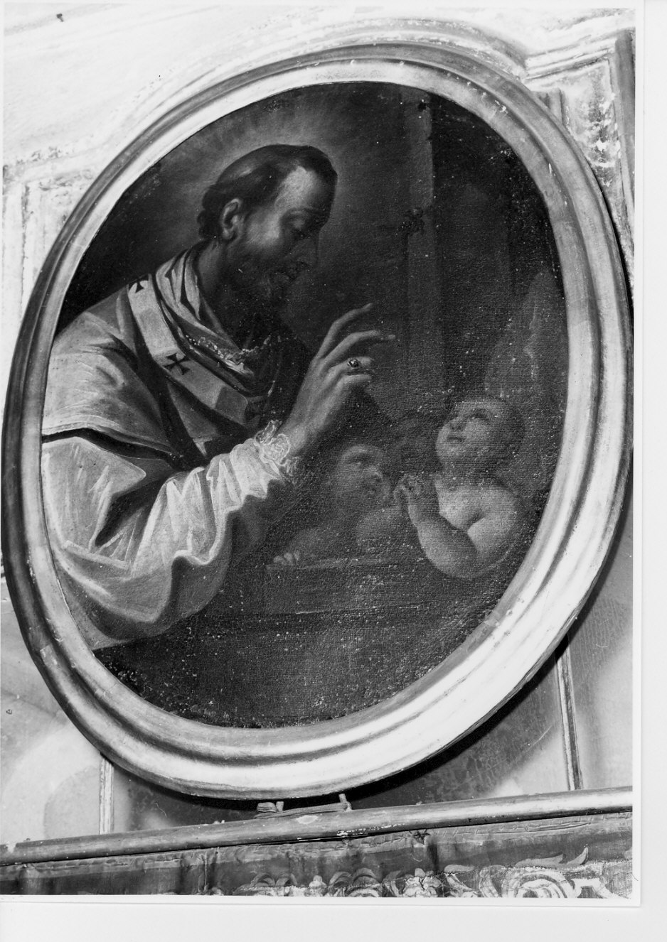 Santo (dipinto, opera isolata) - ambito lombardo (sec. XVII)