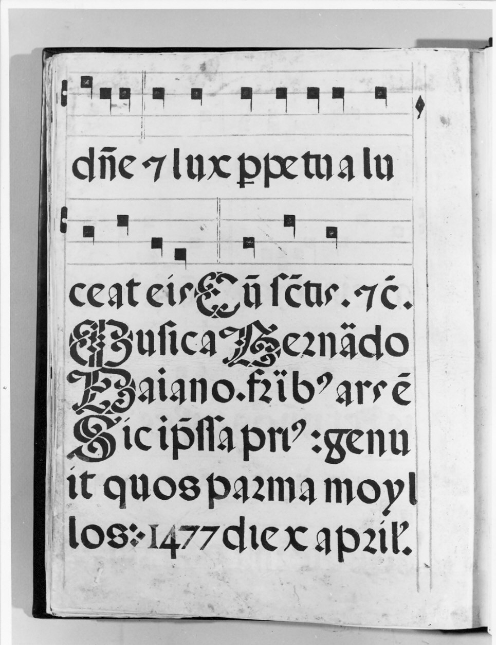 messale cantato - bottega italiana (sec. XV)