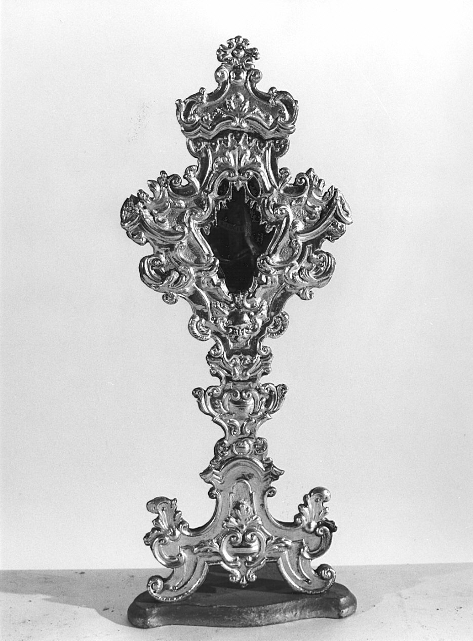 reliquiario - a ostensorio, serie - bottega Italia settentrionale (sec. XVIII)