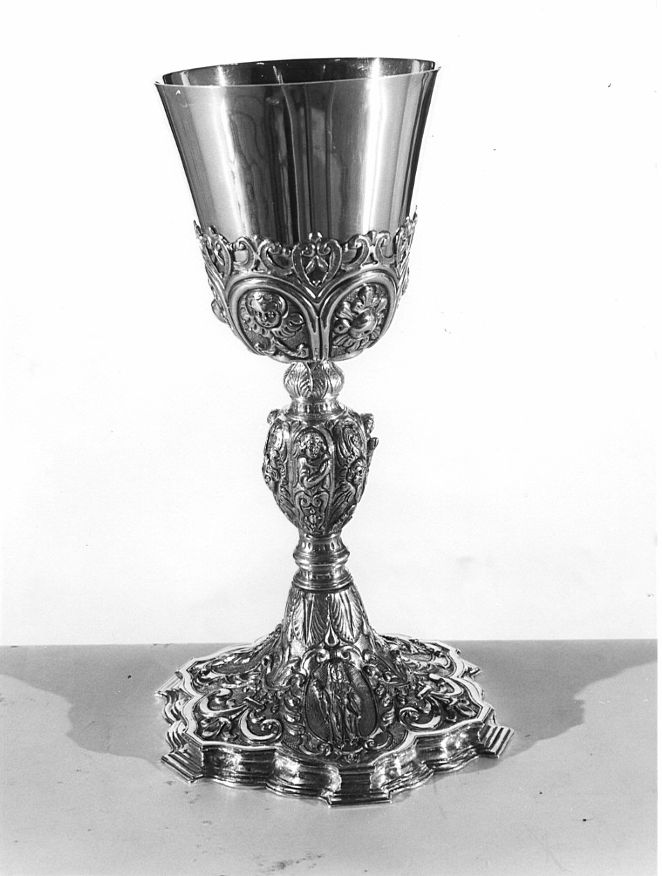 calice, opera isolata - bottega Italia settentrionale (secc. XVII/ XVIII)
