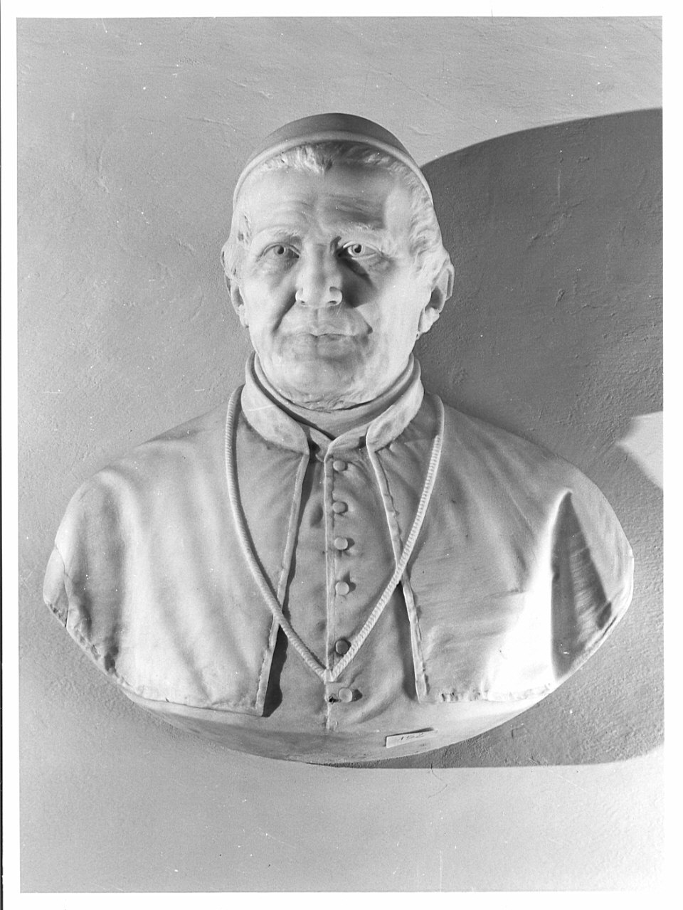 Ritratto di Pio IX (scultura, opera isolata) - bottega italiana (seconda metà sec. XIX)
