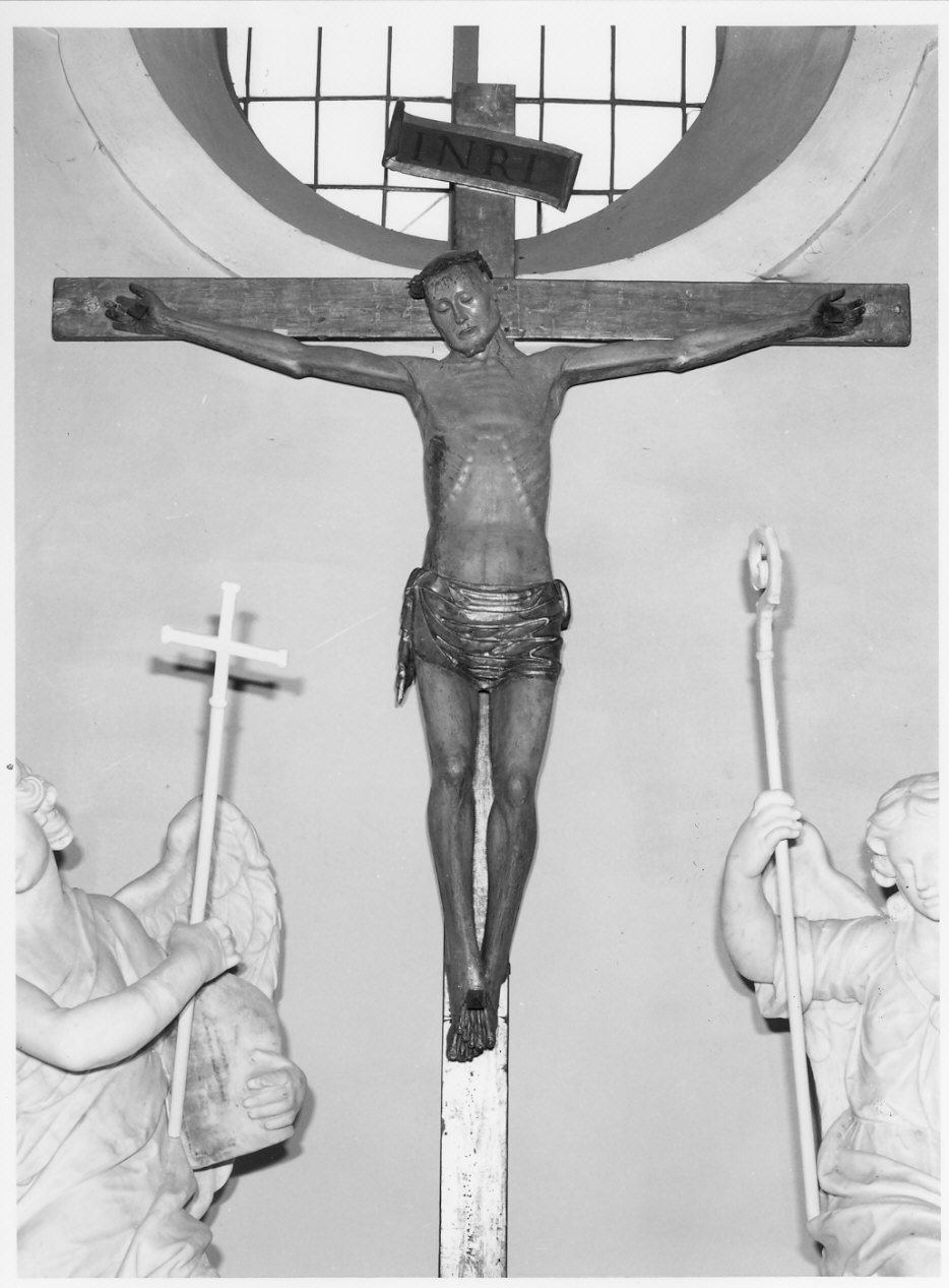 crocifisso, opera isolata - bottega lombarda (fine/inizio secc. XVI/ XVII)
