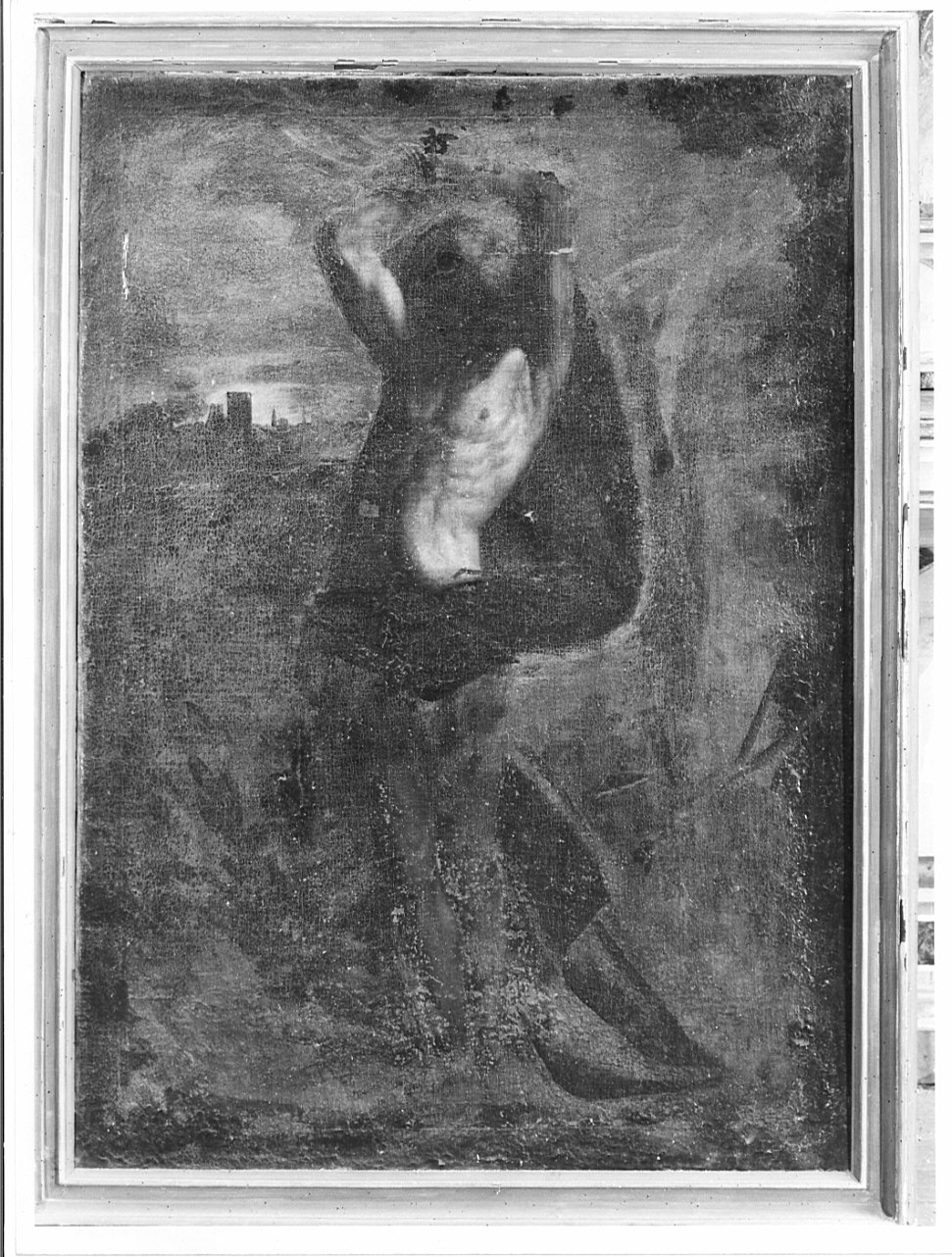 San Sebastiano (dipinto, opera isolata) - ambito lombardo (sec. XVII)