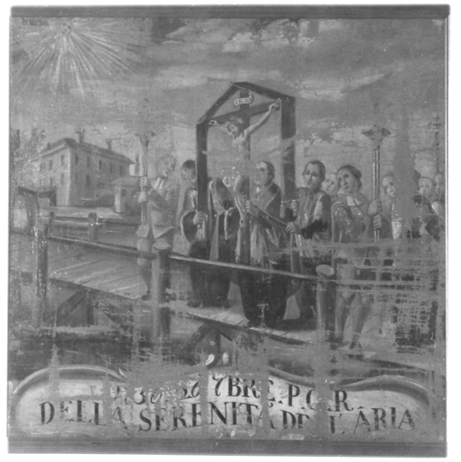 processione (ex voto, opera isolata) - ambito lombardo (sec. XVIII)