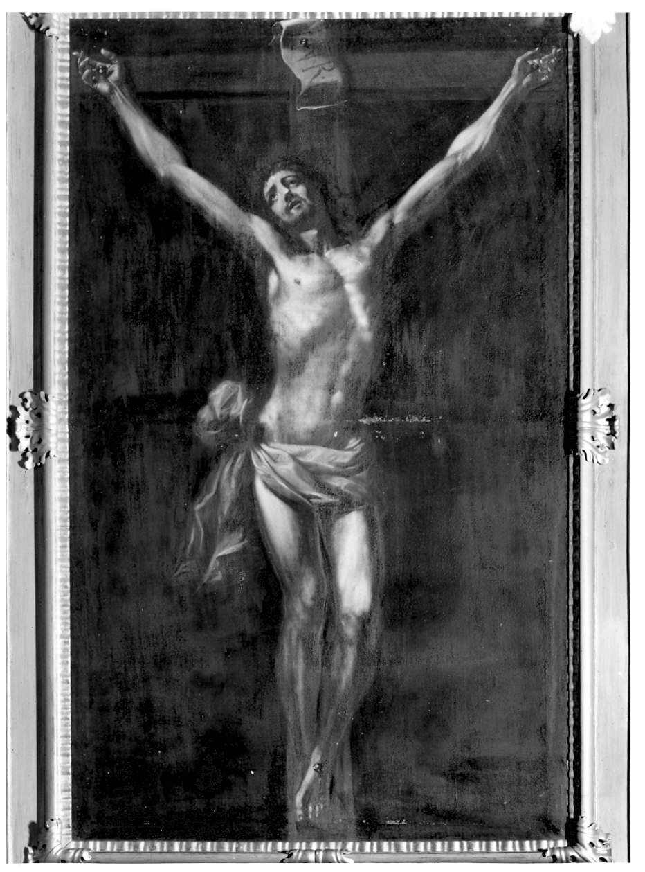 crocifissione di Cristo (dipinto, opera isolata) - ambito lombardo (sec. XVII)