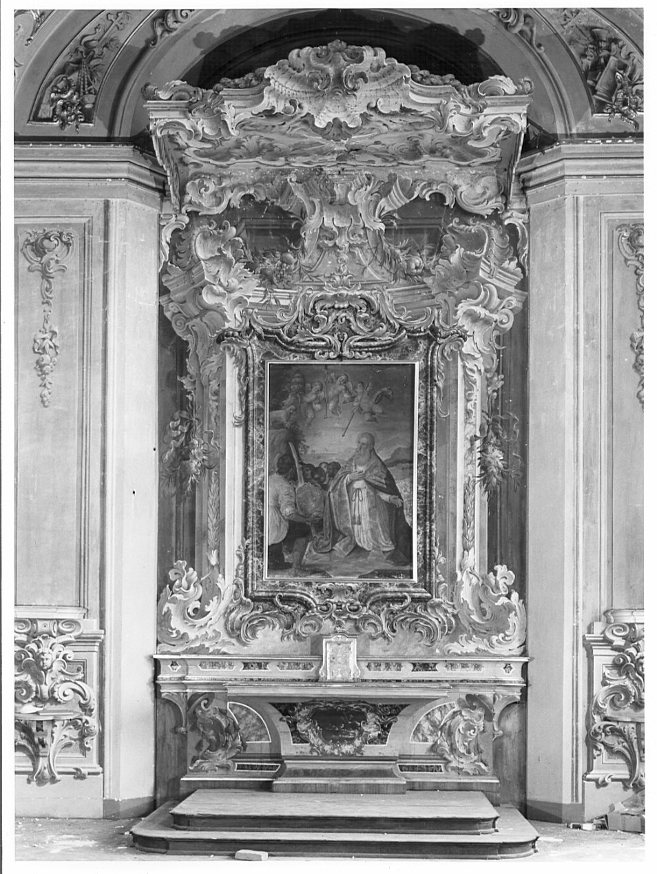 altare, complesso decorativo - ambito lombardo (metà sec. XVIII)