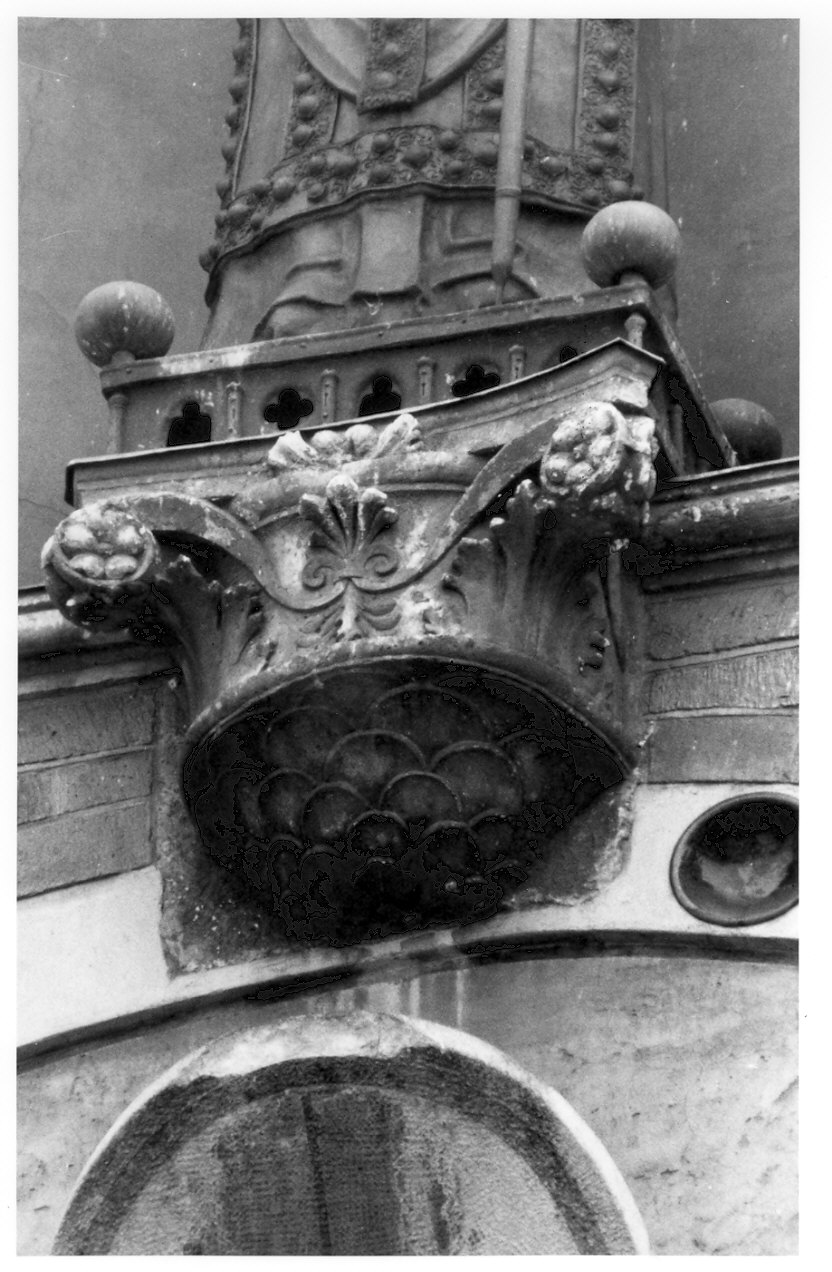 semicapitello, opera isolata - bottega lombarda (sec. XVI)