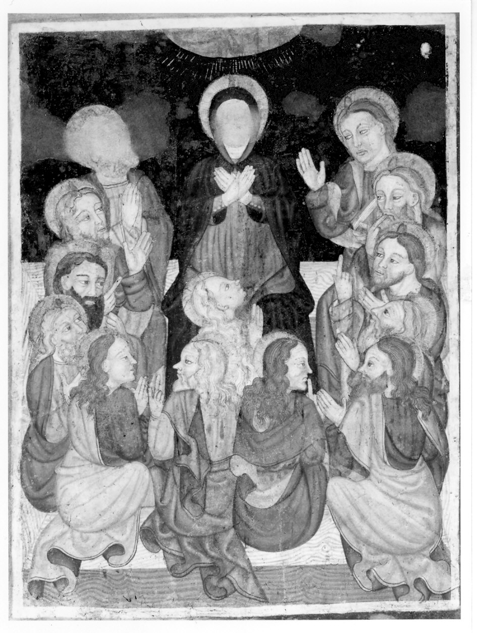 Pentecoste (dipinto, opera isolata) - ambito lombardo (sec. XV)