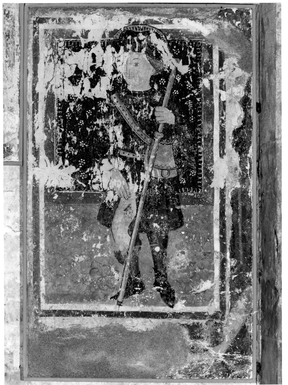 San Rocco (dipinto, opera isolata) - ambito lombardo (sec. XV)