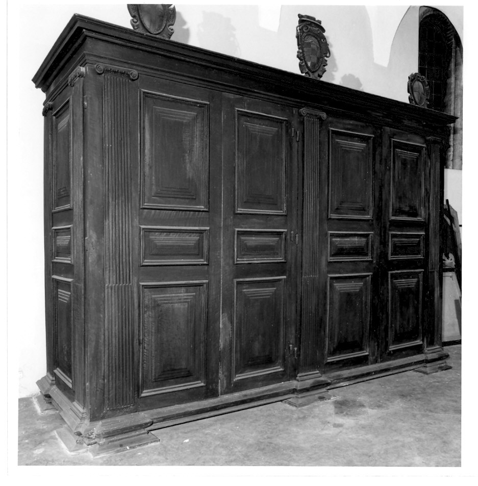 armadio da sacrestia, opera isolata - bottega lombarda (sec. XV)