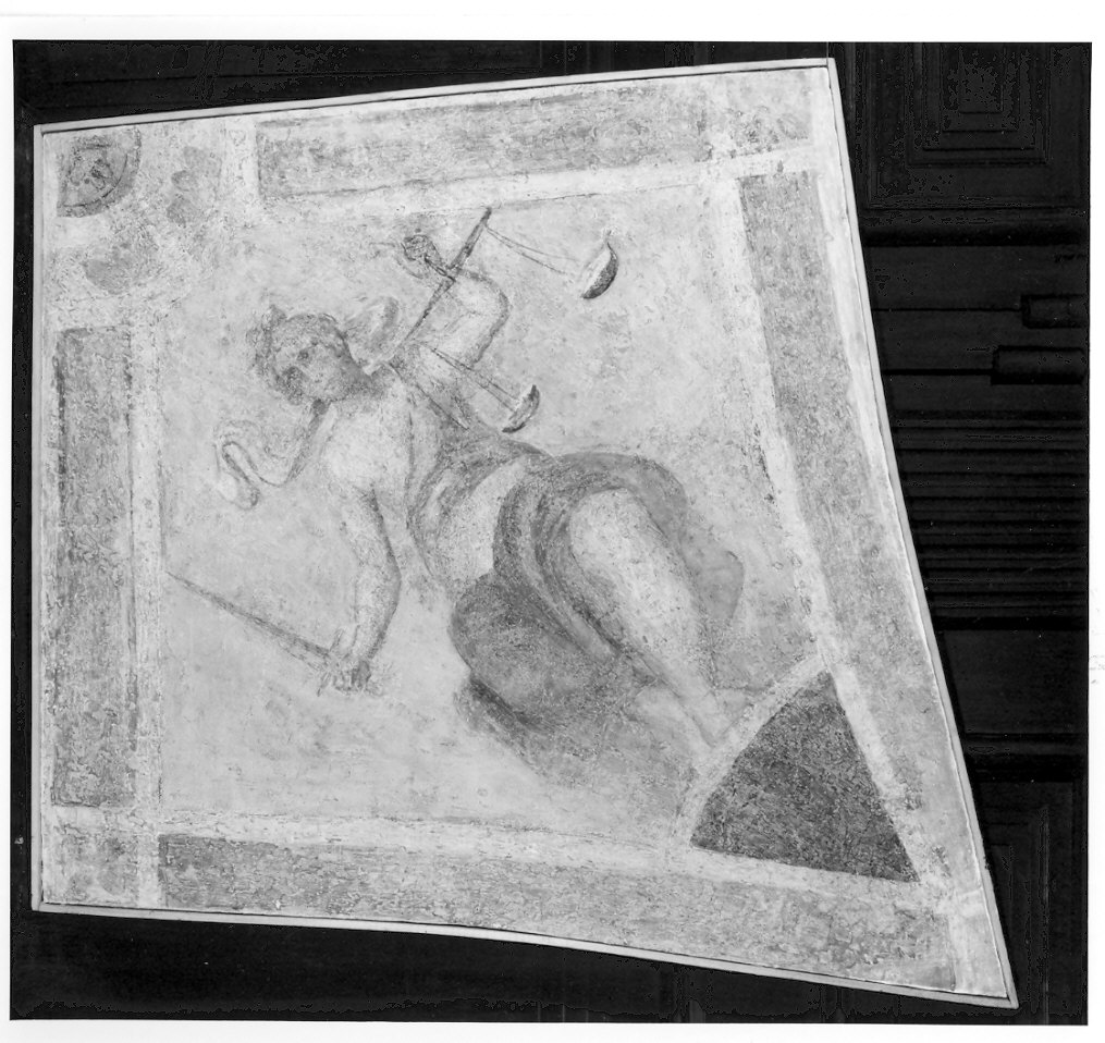 allegoria della Giustizia (dipinto, frammento) di Piazza Callisto (attribuito) (metà sec. XVI)
