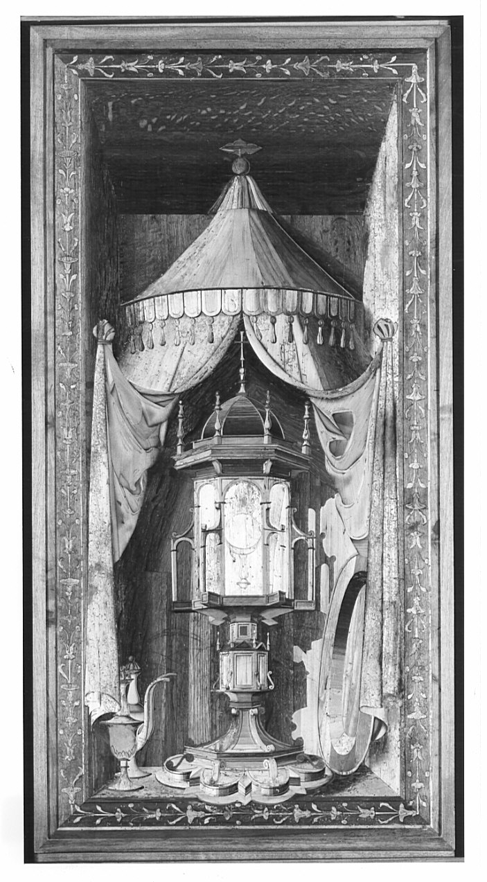 decorazione a intarsio, opera isolata di Giovanni da Verona (sec. XVI)
