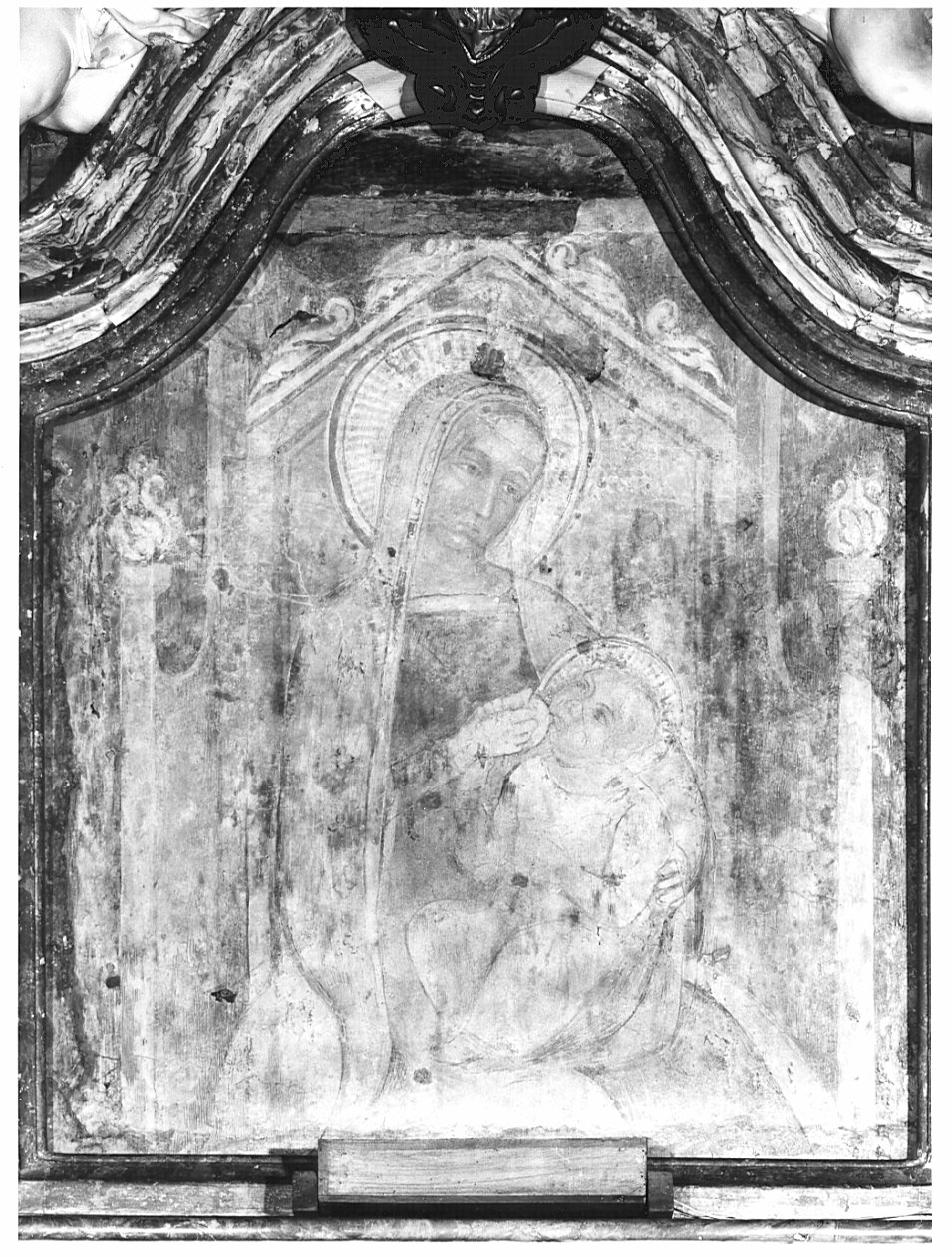 Madonna con Bambino (dipinto, opera isolata) - ambito lombardo (fine/inizio secc. XIV/ XV)