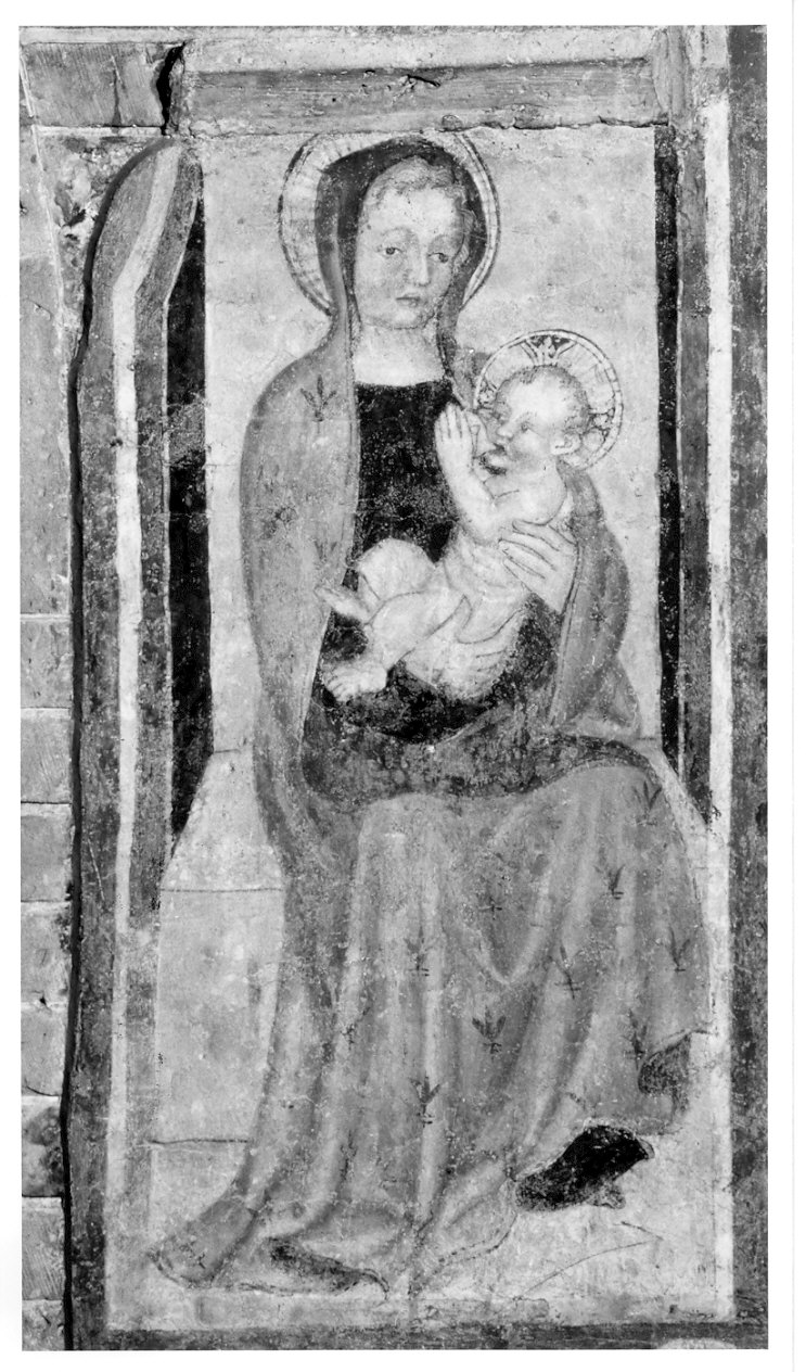 Madonna del Latte (dipinto, opera isolata) - ambito lombardo (metà sec. XV)