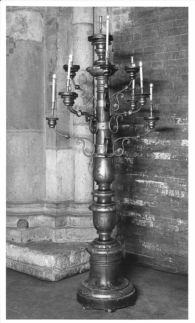 candelabro, opera isolata - bottega italiana (inizio sec. XIX)