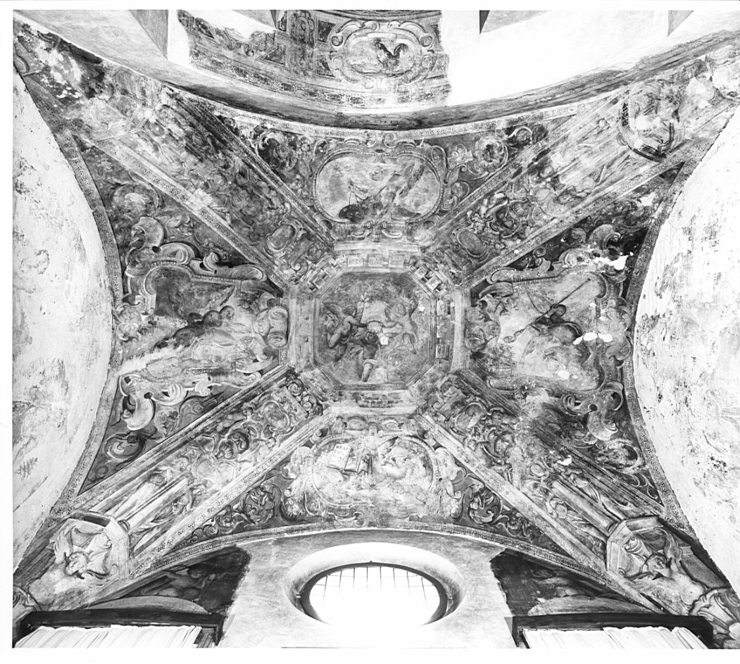 decorazione pittorica, complesso decorativo - ambito lombardo (sec. XVII)