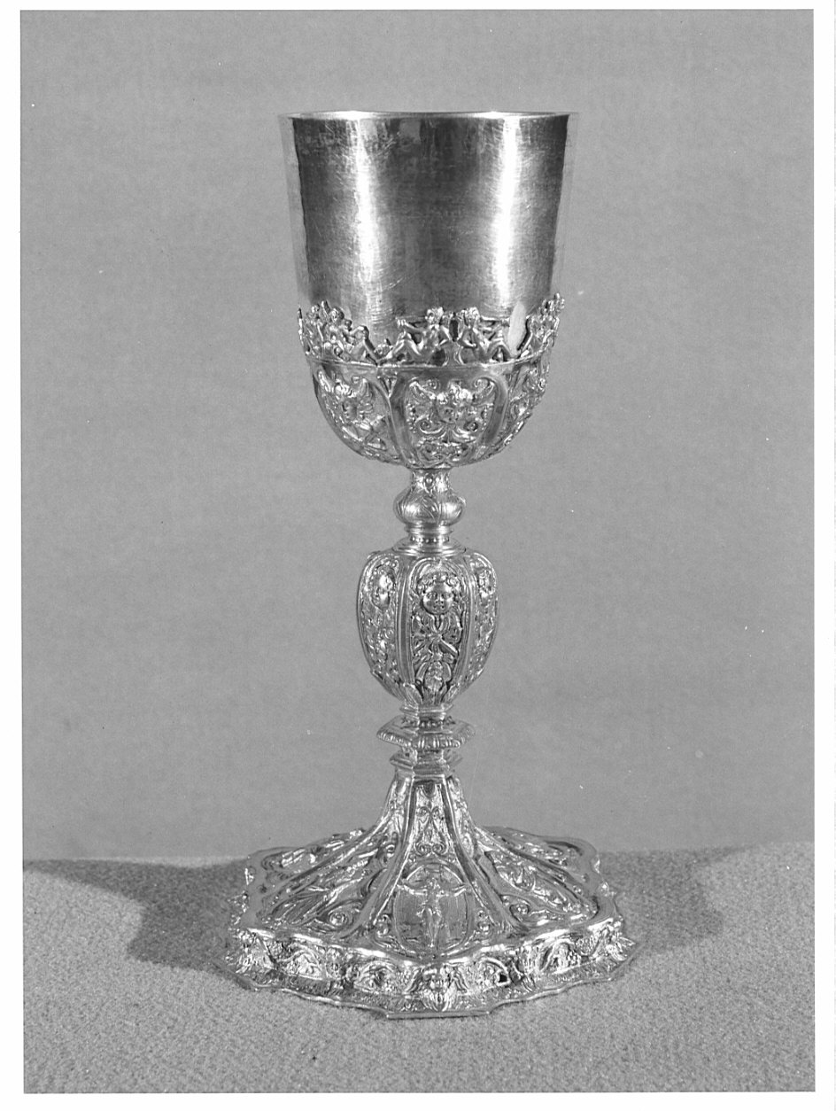 calice, opera isolata - bottega italiana (fine/inizio secc. XVI/ XVII)