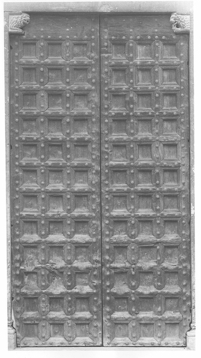 porta - a due battenti, opera isolata - bottega lombarda (sec. XIV)