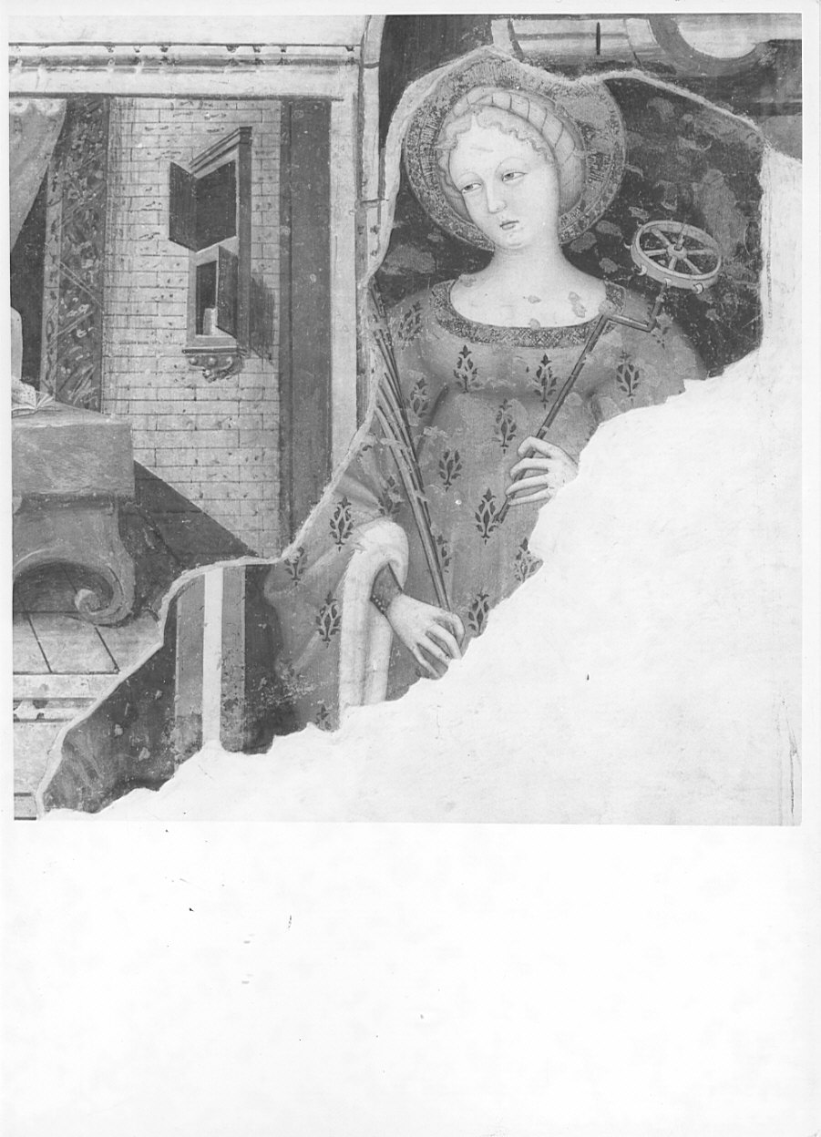 Santa Caterina d'Alessandria (dipinto, opera isolata) - ambito lombardo (sec. XV)