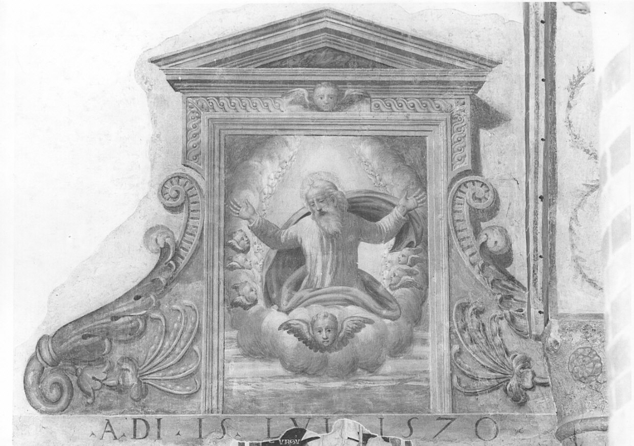 Dio Padre (dipinto, opera isolata) - ambito lombardo (sec. XVI)