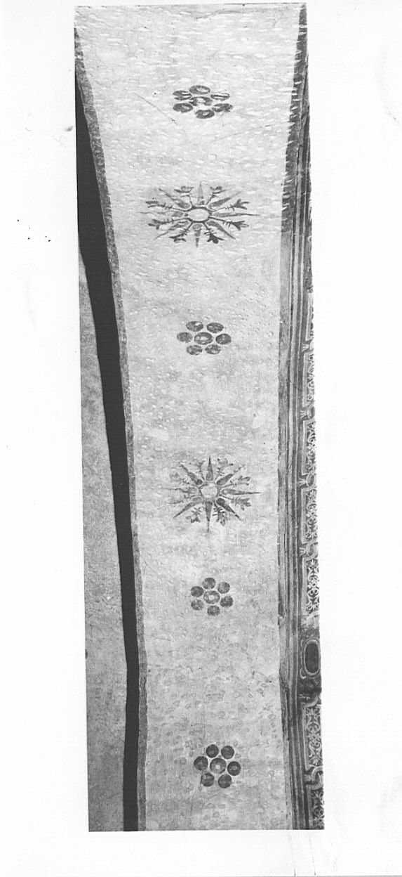 fiori (decorazione pittorica, opera isolata) - ambito lombardo (seconda metà sec. XIV)