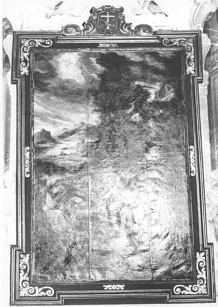 cornice di dipinto, opera isolata - bottega lombarda (inizio sec. XVII)